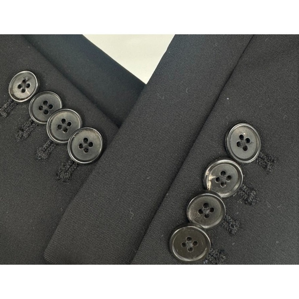 Veronica Beard Black Wool Single Button Classic Dickey Jacket Blazer Size 4 - Picture 11 of 12